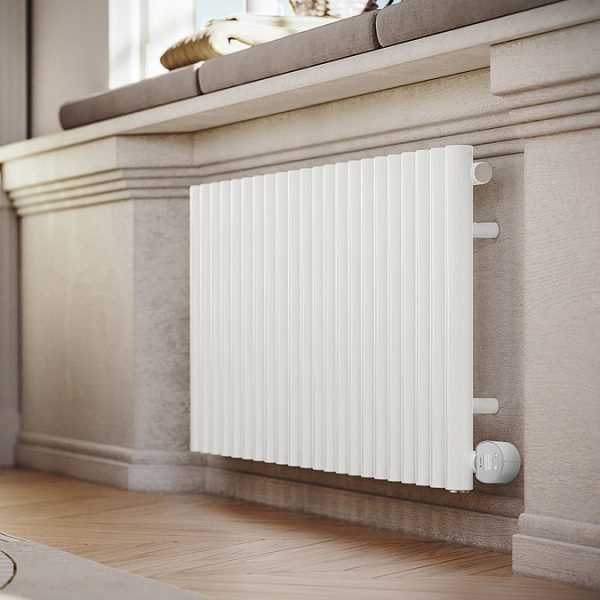 Terma Rolo Room E (Wi Fi Controlled) H580 X W1195mm White Electric Radiator with 1kw VEO Heating Element - Image 5