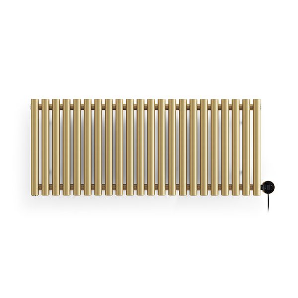 Terma Rolo Room E (Wi Fi Controlled) H580 X W1195mm Brass Electric Radiator with 1kw VEO Heating Element - Image 3