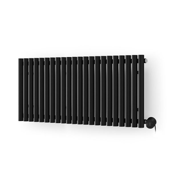 Terma Rolo Room E (Wi Fi Controlled) H580 X W1195mm Heban Black Electric Radiator with 1kw VEO Heating Element - Image 4