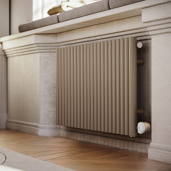 Terma Rolo Room E (Wi Fi Controlled) H580 X W1195mm Quartz Mocha Electric Radiator with 1kw VEO Heating Element - Image 5