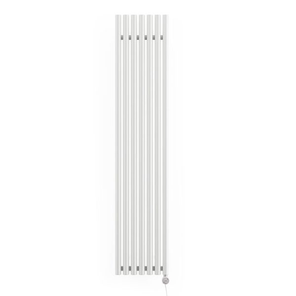 Terma Rolo Room E (Bluetooth Controlled) H1800 x W370mm White Electric Radiator with 0.8kw MOA Blue Element - Image 4