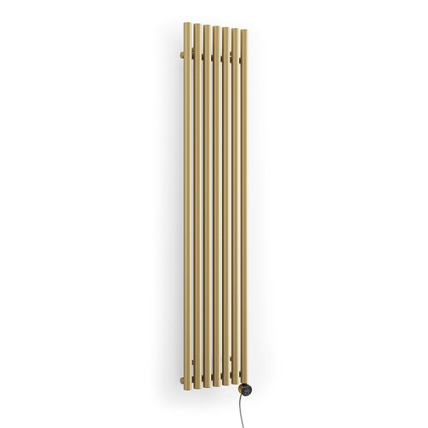 Terma Rolo Room E (Wi Fi Controlled) H1800 X W370mm Brass Electric Radiator with 0.8kw VEO Heating Element - Image 3