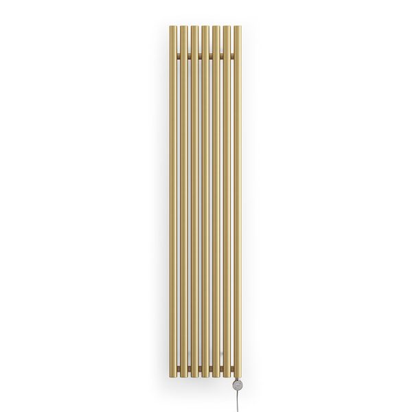 Terma Rolo Room E (Bluetooth Controlled) H1800 x W480mm Brass Electric Radiator with 1kw MOA Blue Element - Image 5