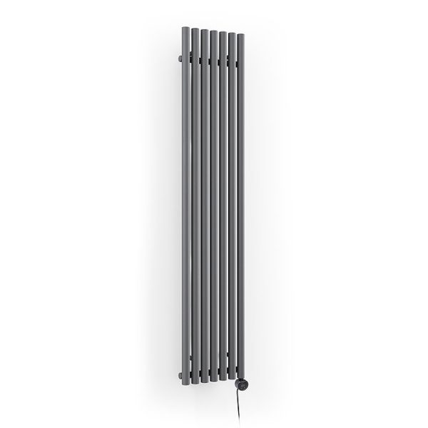 Terma Rolo Room E (Wi Fi Controlled) H1800 X W370mm Modern Grey Electric Radiator with 0.8kw VEO Heating Element - Image 5