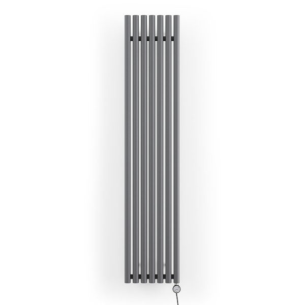 Terma Rolo Room E (Bluetooth Controlled) H1800 x W370mm Modern Grey Electric Radiator with 0.8kw MOA Blue Element - Image 5