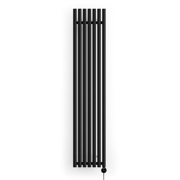 Terma Rolo Room E (Wi Fi Controlled) H1800 X W370mm Heban Black Electric Radiator with 0.8kw VEO Heating Element - Image 2