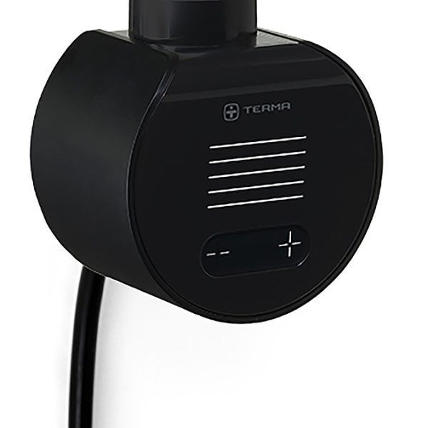 Terma Rolo Room E (Wi Fi Controlled) H1800 X W370mm Heban Black Electric Radiator with 0.8kw VEO Heating Element - Image 6