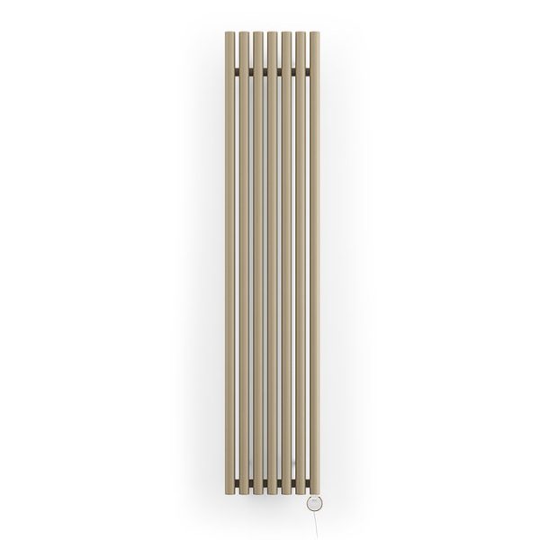 Terma Rolo Room E (Wi Fi Controlled) H1800 X W370mm Quartz Mocha Electric Radiator with 0.8kw VEO Heating Element - Image 5
