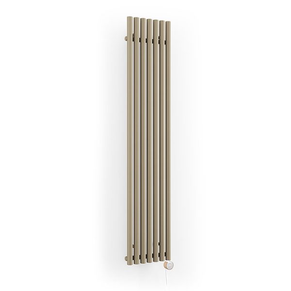 Terma Rolo Room E (Wi Fi Controlled) H1800 X W370mm Quartz Mocha Electric Radiator with 0.8kw VEO Heating Element - Image 6