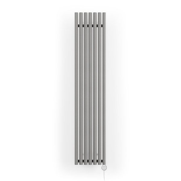 Terma Rolo Room E (Wi Fi Controlled) H1800 X W370mm Salt n Pepper Electric Radiator with 0.8kw VEO Heating Element - Image 5