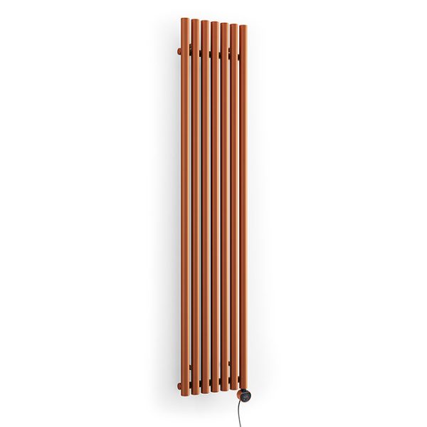 Terma Rolo Room E (Wi Fi Controlled) H1800 X W370mm Modern True Copper Radiator with 0.8kw VEO Heating Element - Image 3