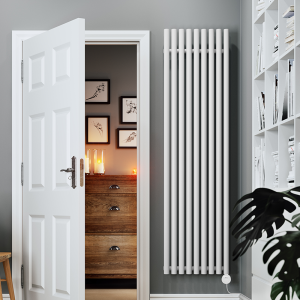 Terma Rolo Room E (Wi Fi Controlled) H1800 X W480mm White Electric Radiator with 1kw VEO Heating Element