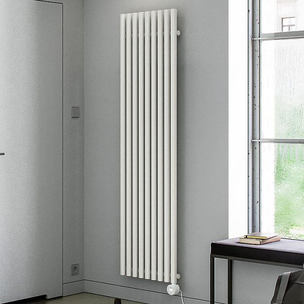 Terma Rolo Room E (Wi Fi Controlled) H1800 X W480mm White Electric Radiator with 1kw VEO Heating Element - Image 3