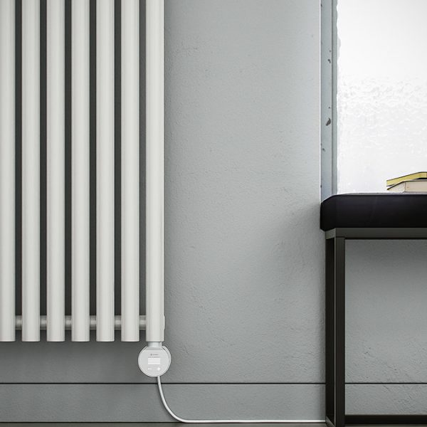 Terma Rolo Room E (Wi Fi Controlled) H1800 X W480mm White Electric Radiator with 1kw VEO Heating Element - Image 4