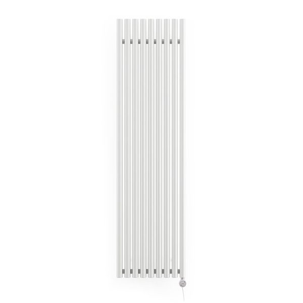 Terma Rolo Room E (Bluetooth Controlled) H1800 x W480mm White Electric Radiator with 1kw MOA Blue Element - Image 4