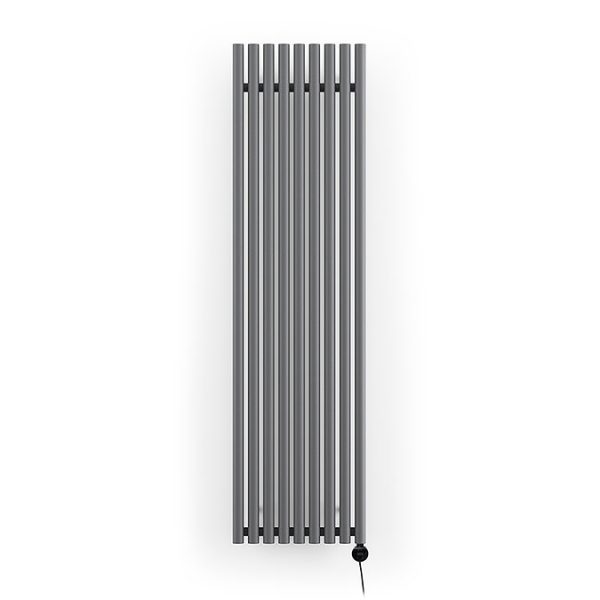 Terma Rolo Room E (Wi Fi Controlled) H1800 X W480mm Modern Grey Electric Radiator with 1kw VEO Heating Element - Image 5
