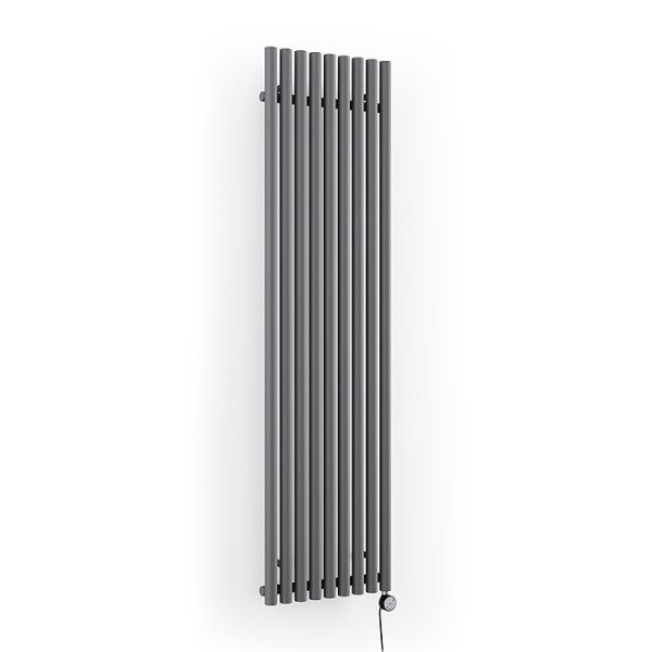 Terma Rolo Room E (Bluetooth Controlled) H1800 x W480mm Modern Grey Electric Radiator with 1kw MOA Blue Element - Image 4
