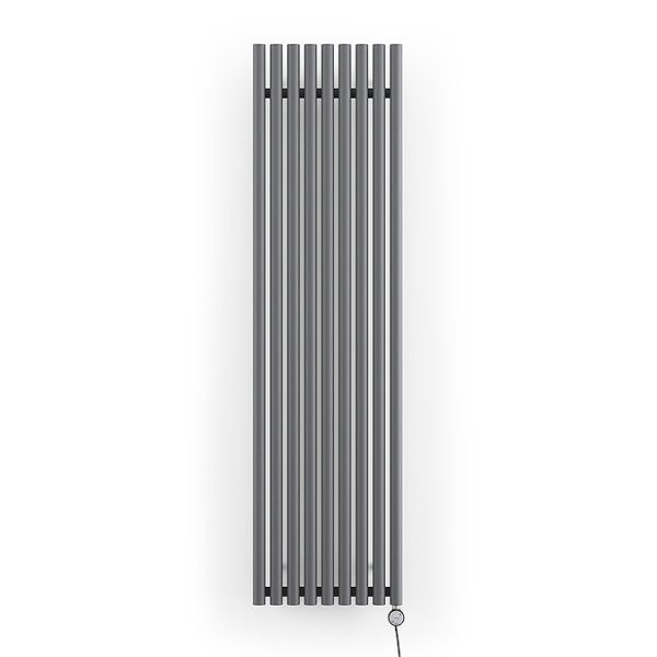 Terma Rolo Room E (Bluetooth Controlled) H1800 x W480mm Modern Grey Electric Radiator with 1kw MOA Blue Element - Image 5