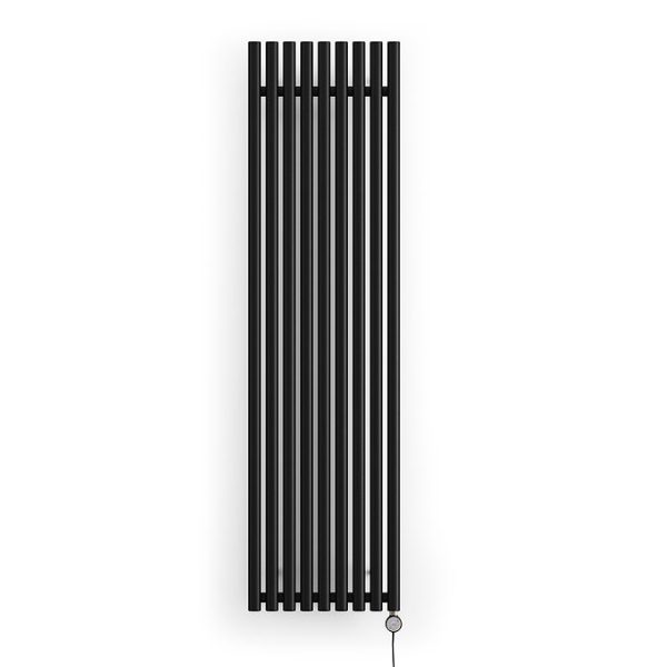 Terma Rolo Room E (Bluetooth Controlled) H1800 x W480mm Heban Black Electric Radiator with 1kw MOA Blue Element - Image 5
