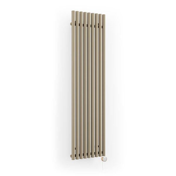 Terma Rolo Room E (Wi Fi Controlled) H1800 X W480mm Quartz Mocha Electric Radiator with 1kw VEO Heating Element - Image 6