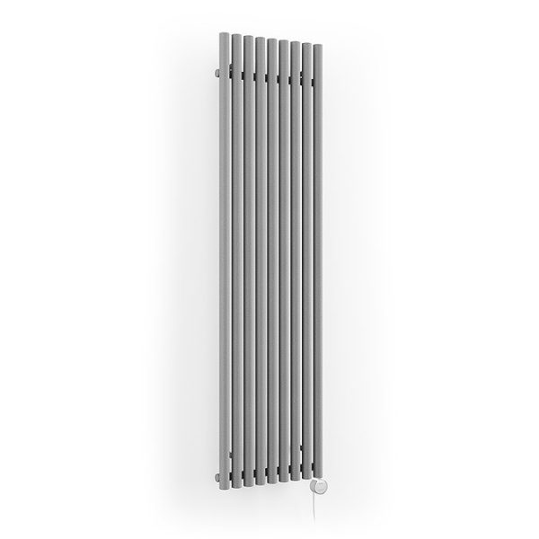 Terma Rolo Room E (Wi Fi Controlled) H1800 X W480mm Salt n Pepper Electric Radiator with 1kw VEO Heating Element - Image 6
