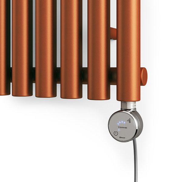 Terma Rolo Room E (Bluetooth Controlled) H1800 x W480mm True Copper Electric Radiator with 1kw MOA Blue Element - Image 2