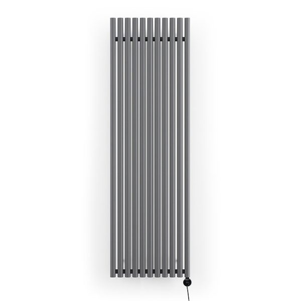 Terma Rolo Room E (Wi Fi Controlled) H2000 X W590mm Modern Grey Electric Radiator with 1.5kw VEO Heating Element - Image 5