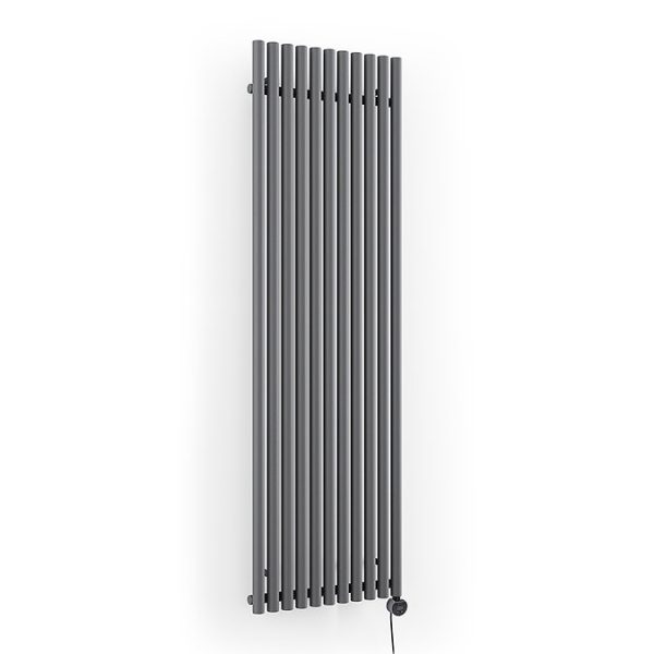 Terma Rolo Room E (Wi Fi Controlled) H2000 X W590mm Modern Grey Electric Radiator with 1.5kw VEO Heating Element - Image 6