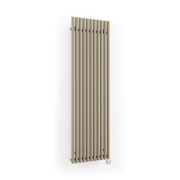 Terma Rolo Room E (Wi Fi Controlled) H2000 X W590mm Quartz Mocha Electric Radiator with 1.5kw VEO Heating Element - Image 6