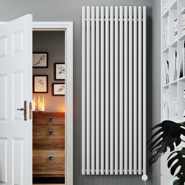 Terma Rolo Room E (Wi Fi Controlled) H2000 X W755mm White Electric Radiator with 2kw VEO Heating Element