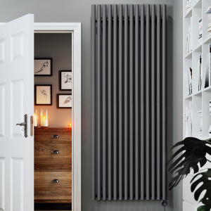 Terma Rolo Room E (Wi Fi Controlled) H2000 X W755mm Modern Grey Electric Radiator with 2kw VEO Heating Element