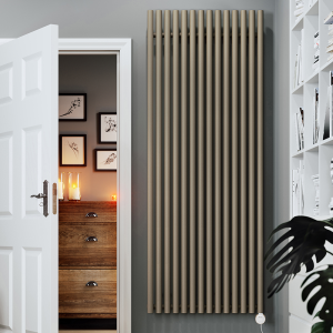 Terma Rolo Room E (Wi Fi Controlled) H2000 X W755mm Quartz Mocha Electric Radiator with 2kw VEO Heating Element