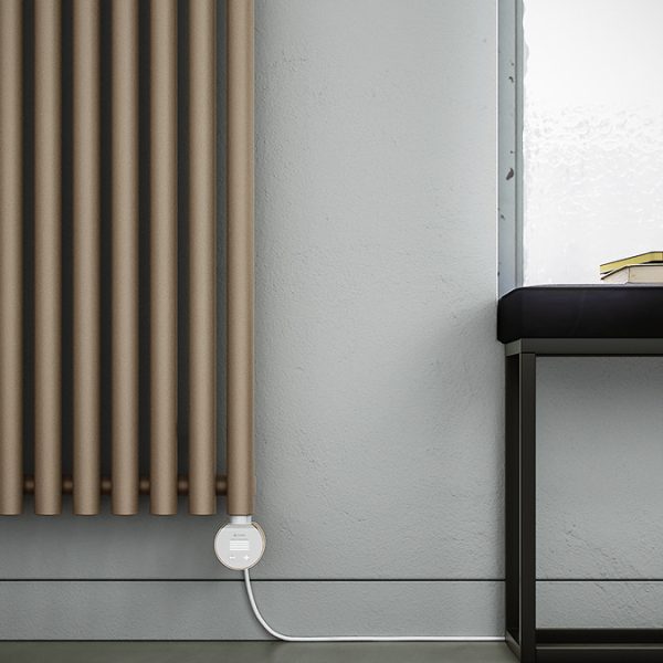 Terma Rolo Room E (Wi Fi Controlled) H2000 X W755mm Quartz Mocha Electric Radiator with 2kw VEO Heating Element - Image 4