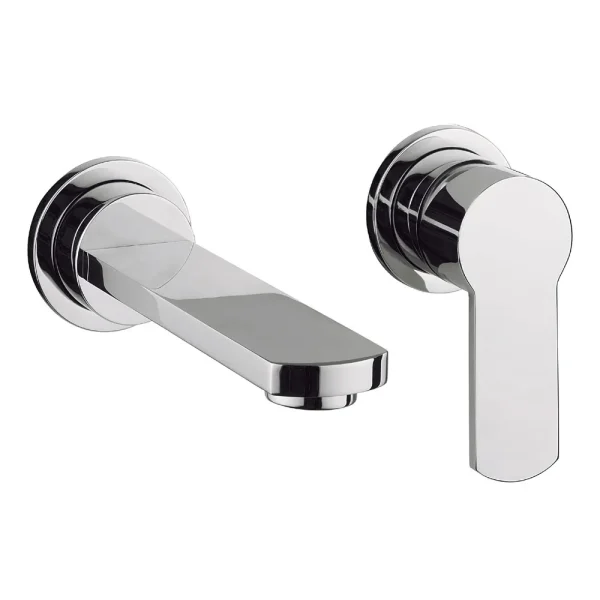 Crosswater   Wisp Wall Mounted 2 Hole Set Basin Mixer