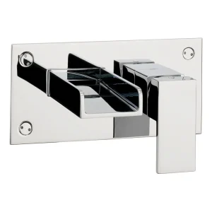 Crosswater   Water Square Wall Mounted 2 Hole Set Basin Mixer