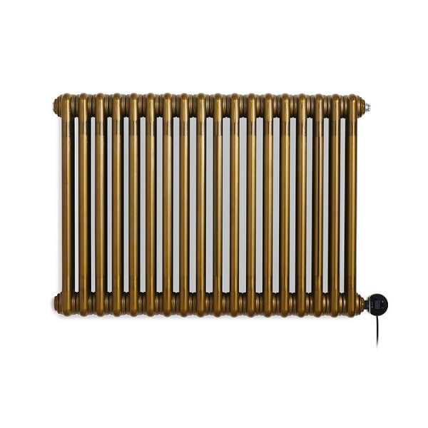 Terma Colorado (Wi Fi Controlled) H600 x W834mm Brass Lacquer Electric Radiator with 1kw VEO Heating Element - Image 3