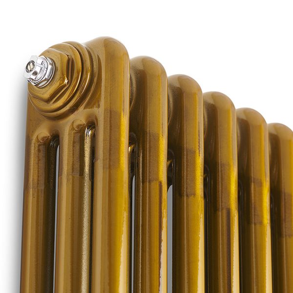 Terma Colorado (Wi Fi Controlled) H600 x W834mm Brass Lacquer Electric Radiator with 1kw VEO Heating Element - Image 5