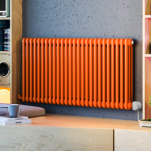 Terma Colorado (Wi Fi Controlled) H600 x W1194mm Orange Electric Radiator with 1.5kw VEO Heating Element