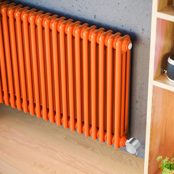 Terma Colorado (Wi Fi Controlled) H600 x W1194mm Orange Electric Radiator with 1.5kw VEO Heating Element - Image 2