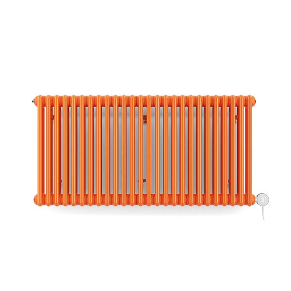 Terma Colorado (Wi Fi Controlled) H600 x W1194mm Orange Electric Radiator with 1.5kw VEO Heating Element - Image 3