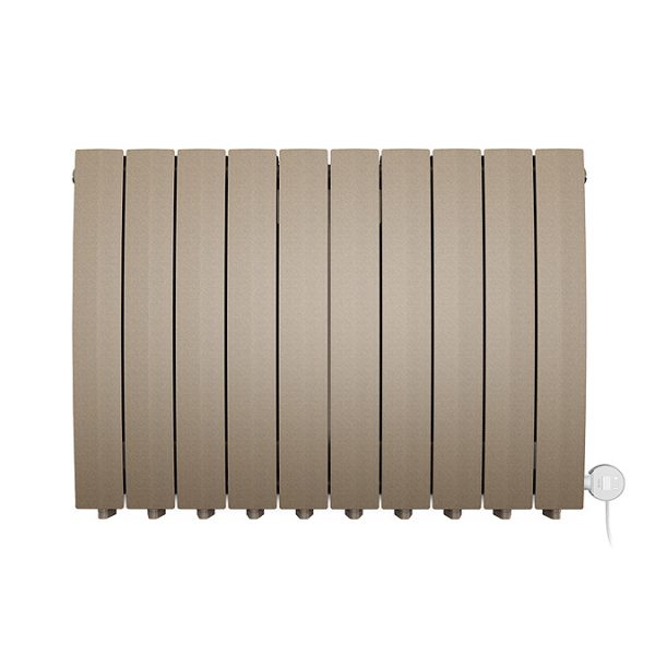 Terma Bergamo (Wi Fi Controlled) H590 x W800mm Quartz Mocha Electric Radiator with 1.2kw VEO Heating Element - Image 3