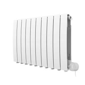 Terma Bergamo (Wi Fi Controlled) H590 x W800mm Matt White Electric Radiator with 1.2kw VEO Heating Element