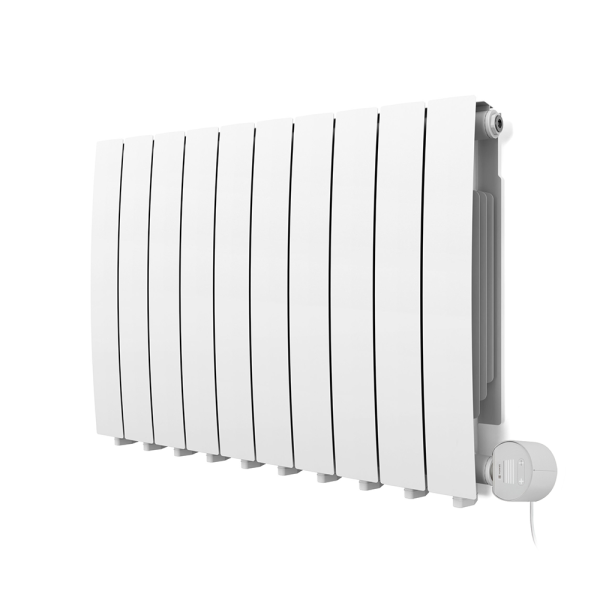 Terma Bergamo (Wi Fi Controlled) H590 x W800mm Matt White Electric Radiator with 1.2kw VEO Heating Element