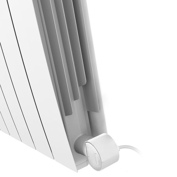Terma Bergamo (Wi Fi Controlled) H590 x W800mm Matt White Electric Radiator with 1.2kw VEO Heating Element - Image 5