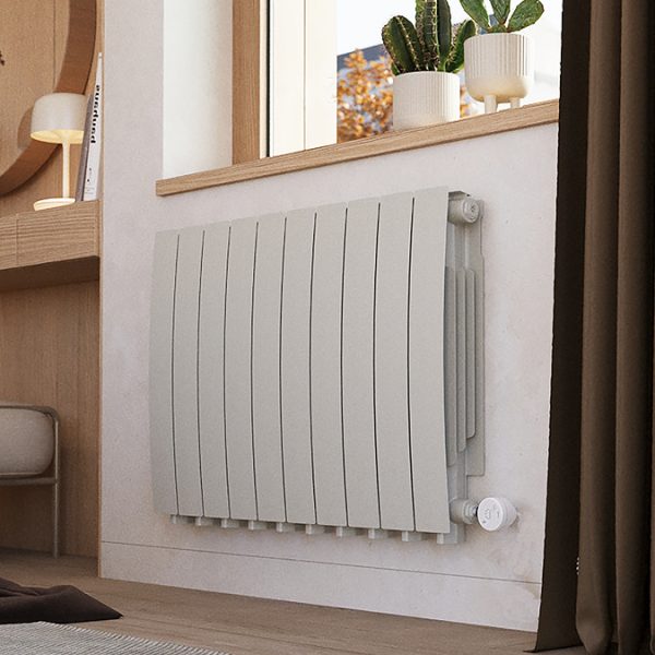 Terma Bergamo (Wi Fi Controlled) H590 x W800mm Matt White Electric Radiator with 1.2kw VEO Heating Element - Image 7