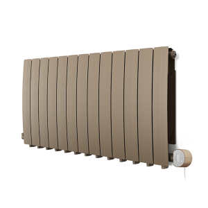 Terma Bergamo (Wi Fi Controlled) H590 x W1040mm Quartz Mocha Electric Radiator with 1.5kw VEO Heating Element