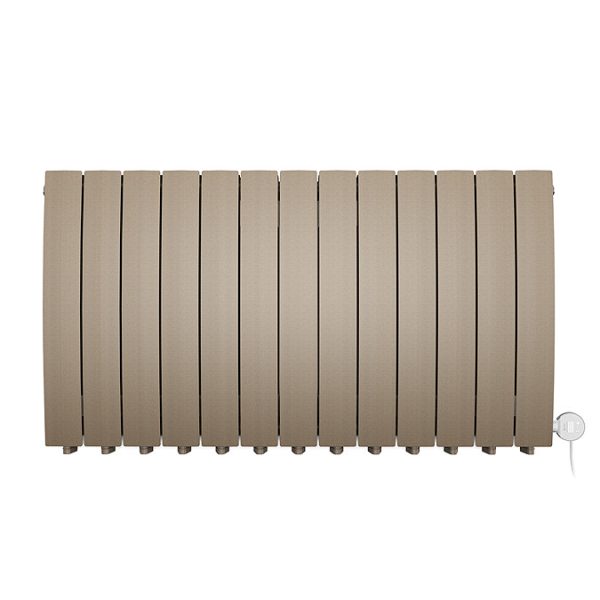 Terma Bergamo (Wi Fi Controlled) H590 x W1040mm Quartz Mocha Electric Radiator with 1.5kw VEO Heating Element - Image 3