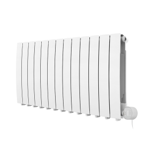 Terma Bergamo (Wi Fi Controlled) H590 x W1040mm Matt White Electric Radiator with 1.5kw VEO Heating Element