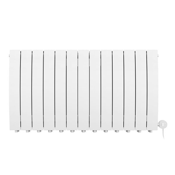 Terma Bergamo (Wi Fi Controlled) H590 x W1040mm Matt White Electric Radiator with 1.5kw VEO Heating Element - Image 3