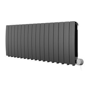 Terma Bergamo (Wi Fi Controlled) H590 x W1360mm Graphite Electric Radiator with 2kw VEO Heating Element